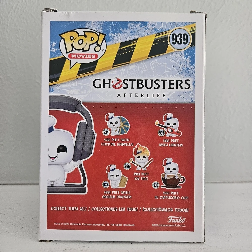 New In Box- Funko Pop! Movies Ghostbusters:Afterlife Mini Puft (With Headphones)